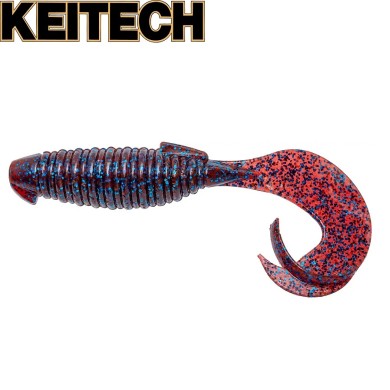 Силикон Keitech Flapper Grub 4" длина 100мм цвет #03 Grape