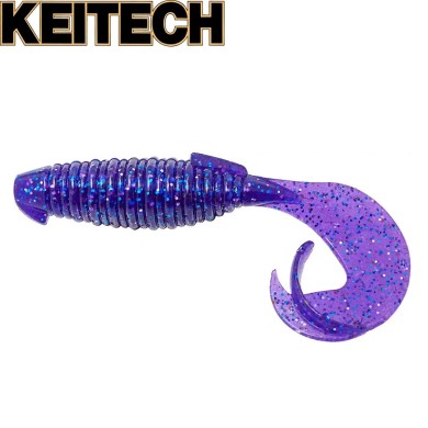 Силикон Keitech Flapper Grub 4" длина 100мм цвет #04 Violet Силикон Keitech Flapper Grub 4" длина 100мм цвет #04 Violet