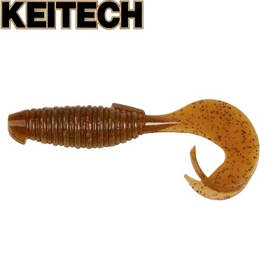 Силикон Keitech Flapper Grub 4" длина 100мм цвет #07 Motor Oil Red Flake Силикон Keitech Flapper Grub 4" длина 100мм цвет #07 Motor Oil Red Flake