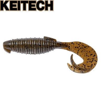 Силикон Keitech Flapper Grub 4" длина 100мм цвет #101 Green Pumpkin PP Силикон Keitech Flapper Grub 4" длина 100мм цвет #101 Green Pumpkin PP
