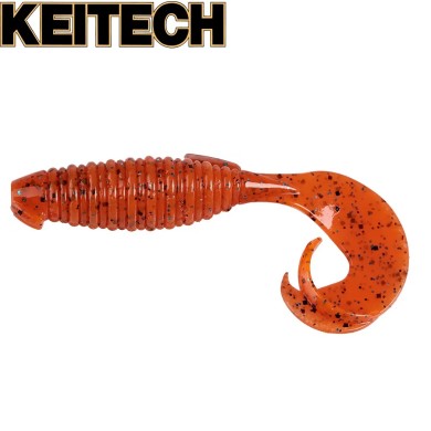 Силикон Keitech Flapper Grub 4" длина 100мм цвет #13 Spicy Mustard Blue Силикон Keitech Flapper Grub 4" длина 100мм цвет #13 Spicy Mustard Blue