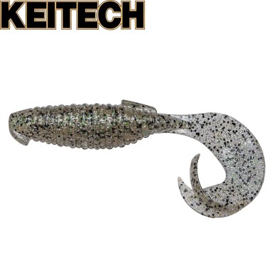 Силикон Keitech Flapper Grub 4" длина 100мм цвет #320 Silver Shad Силикон Keitech Flapper Grub 4" длина 100мм цвет #320 Silver Shad