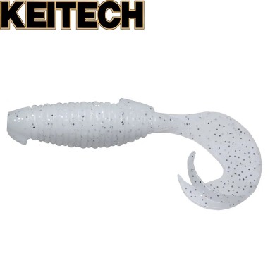 Силикон Keitech Flapper Grub 4" длина 100мм цвет #422 Sight Flash