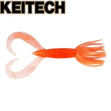 Силикон Keitech Little Spider 3.5" длина 85мм цвет #06 Orange Flash Силикон Keitech Little Spider 3.5" длина 85мм цвет #06 Orange Flash