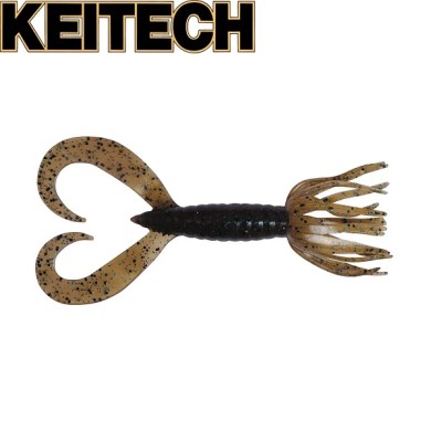 Силикон Keitech Little Spider 3.5" длина 85мм цвет #207 Green Pumpkin PP Flake Силикон Keitech Little Spider 3.5" длина 85мм цвет #207 Green Pumpkin PP Flake