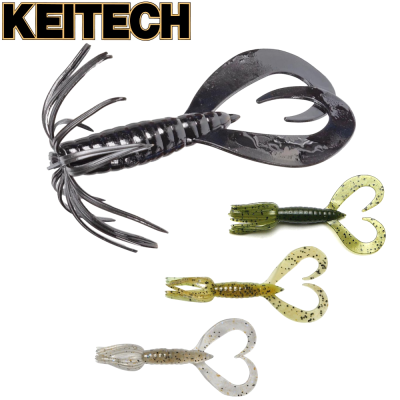 Силиконовая приманка Keitech Little Spider 3.5" длина 85мм