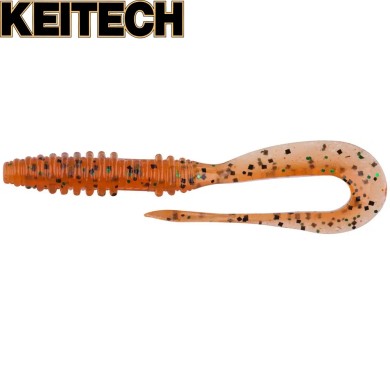 Силикон Keitech Mad Wag Mini 3.5" длина 84мм цвет #01 Orange Pepper Силикон Keitech Mad Wag Mini 3.5" длина 84мм цвет #01 Orange Pepper