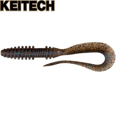 Силикон Keitech Mad Wag Mini 2.5" длина 63мм цвет #207 Green Pumpkin PP Flake Силикон Keitech Mad Wag Mini 2.5" длина 63мм цвет #207 Green Pumpkin PP Flake