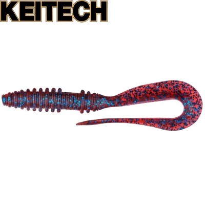 Силикон Keitech Mad Wag Slim 4.5" длина 110мм цвет #03 Grape Силикон Keitech Mad Wag Slim 4.5" длина 110мм цвет #03 Grape