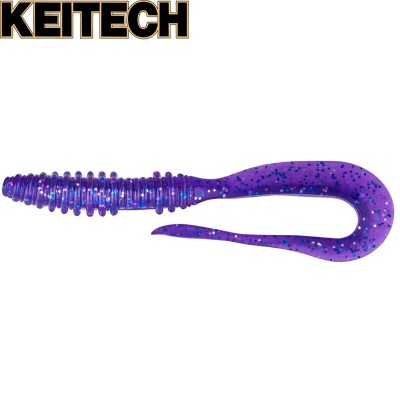 Силикон Keitech Mad Wag Slim 4.5" длина 110мм цвет #04 Violet Силикон Keitech Mad Wag Slim 4.5" длина 110мм цвет #04 Violet