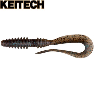 Силикон Keitech Mad Wag Slim 4.5" длина 110мм цвет #207 Green Pumpkin PP Flake Силикон Keitech Mad Wag Slim 4.5" длина 110мм цвет #207 Green Pumpkin PP Flake