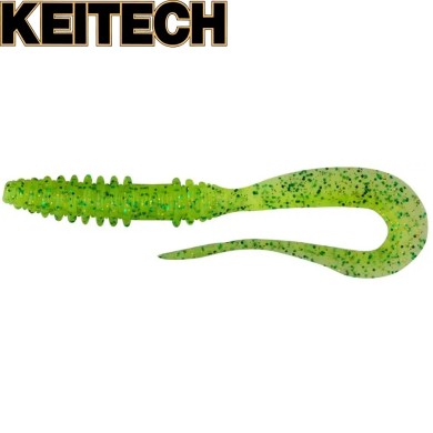 Силикон Keitech Mad Wag Slim 4.5" длина 110мм цвет #424 Lime Chartreuse Силикон Keitech Mad Wag Slim 4.5" длина 110мм цвет #424 Lime Chartreuse