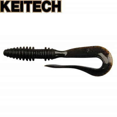 Силиконовая приманка Keitech Mad Wag 7" длина 180мм цвет #101 Green Pumpkin PP