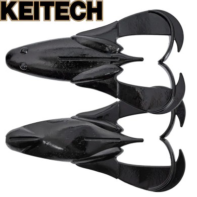 Силикон Keitech Noisy Flapper 3.5" длина 90мм цвет #001 Black Силикон Keitech Noisy Flapper 3.5" длина 90мм цвет #001 Black
