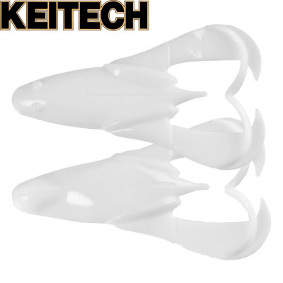 Силиконовая приманка Keitech Noisy Flapper 3.5" длина 90мм цвет #009 White