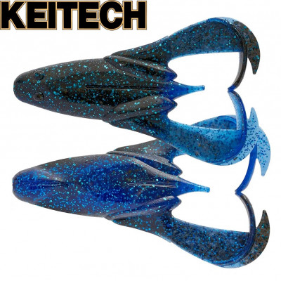 Силиконовая приманка Keitech Noisy Flapper 3.5" длина 90мм цвет #413 Black Blue