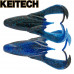 Силиконовая приманка Keitech Noisy Flapper 3.5" длина 90мм цвет #413 Black Blue