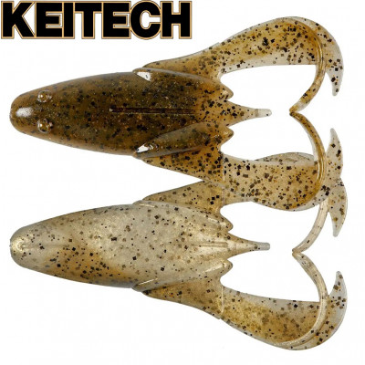 Силиконовая приманка Keitech Noisy Flapper 3.5" длина 90мм цвет #465 Green Pumpkin Frog