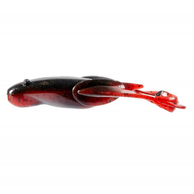 Силиконовая приманка Keitech Noisy Flapper 3.5" длина 90мм цвет #467 Black Red Belly