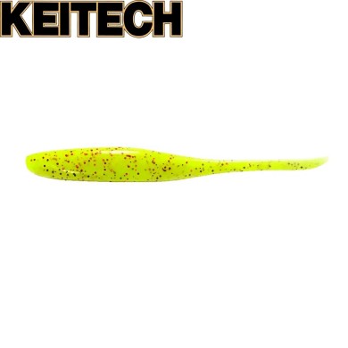 Силикон Keitech Shad Impact 3" длина 70мм цвет #01 Chartreuse Red Flake Силикон Keitech Shad Impact 3" длина 70мм цвет #01 Chartreuse Red Flake