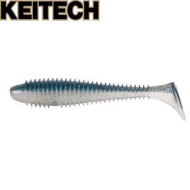 Силикон Keitech Swing Impact FAT 3.8" длина 97мм цвет #22 Electric Silver Shiner Силикон Keitech Swing Impact FAT 3.8" длина 97мм цвет #22 Electric Silver Shiner