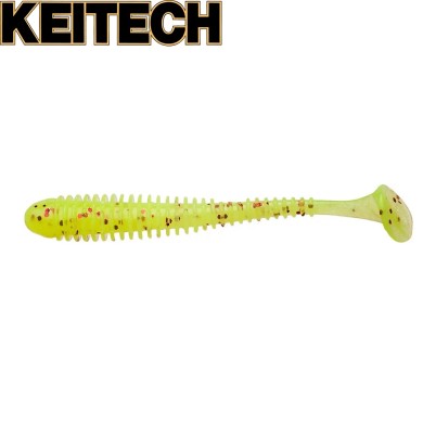 Силикон Keitech Swing Impact 3" длина 70мм цвет #01 Chartreuse Red Flake Силикон Keitech Swing Impact 3" длина 70мм цвет #01 Chartreuse Red Flake
