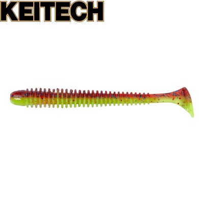 Силикон Keitech Swing Impact 4.5" длина 115мм цвет #15 Grape Chart Red Flake Силикон Keitech Swing Impact 4.5" длина 115мм цвет #15 Grape Chart Red Flake