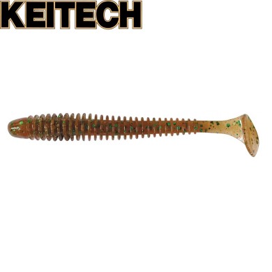 Силикон Keitech Swing Impact 4.5" длина 115мм цвет #02 Peach Green Flake Силикон Keitech Swing Impact 4.5" длина 115мм цвет #02 Peach Green Flake