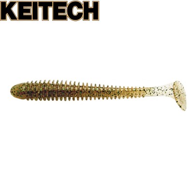 Силикон Keitech Swing Impact 4.5" длина 115мм цвет #309 Sahara Olive Flake