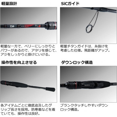 Спиннинг многочастный Daiwa Gekkabijin MX MB