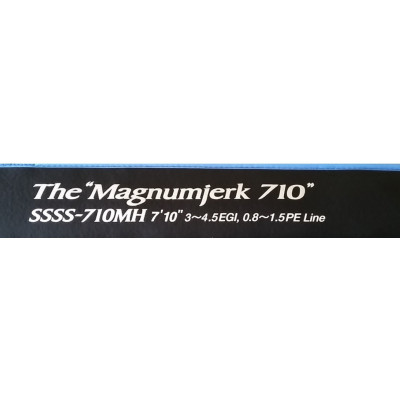 Удилище спиннинговое Ever Green Poseidon Squidlaw Second Stage The Magnumjerk 710MH длина 2,39м тест 10-35гр