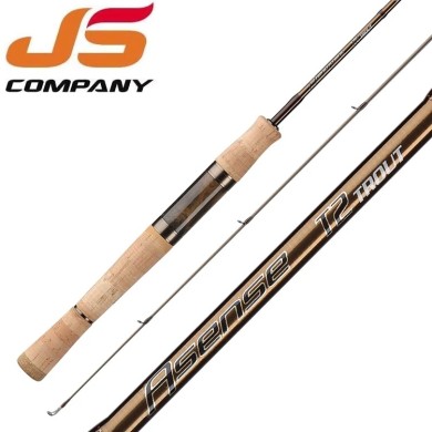 Спиннинг JS Company Asense T2 Trout S612UL-E длина 1,85м тест 0,5-2,8гр Тубус
