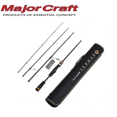 Спиннинг четырёхчастный Major Craft Benkei Travel Spinning BIS-644L длина 1,93м тест 1,75-7гр Спиннинг четырёхчастный Major Craft Benkei Travel Spinning BIS-644L длина 1,93м тест 1,75-7гр
