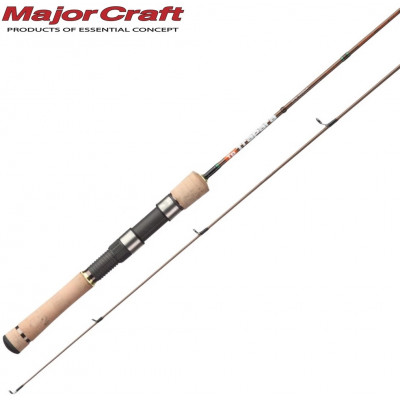 Спиннинг форелевый Major Craft Trapara Stream TPS-702LX длина 2,13м тест 2-10гр