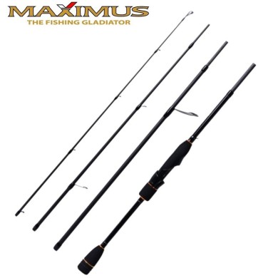 Спиннинг четырёхчастный Maximus Smuggler-X Bass 214M длина 2,1м тест 7-30гр