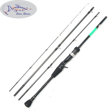 Удилище кастинговое четырёхчастное Серебряный ручей Looker Ultra Light X4 Cast LUC205 UL длина 2,05м тест 1-14гр