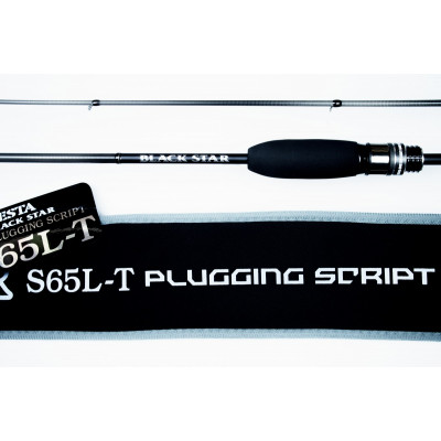 Спиннинг Xesta Black Star 2025 S65L-T Plugging Sqript длина 1,95м тест 1-12гр