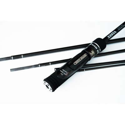 Спиннинг пятичастный Xesta Black Star 2nd Generation Mobile S74 Multi Tripper длина 2,44м тест 0,4-15гр