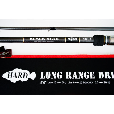 Спиннинг джиговый Xesta Black Star Hard S90HX Long Range Driver длина 2,74м тест 10-50гр