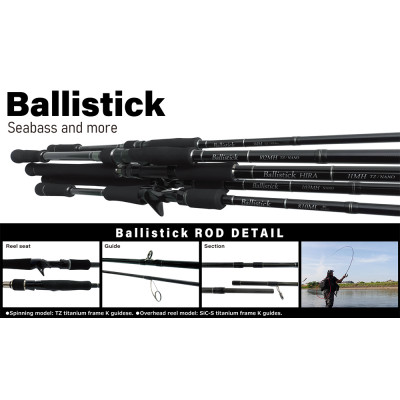 Байткастинговый спиннинг Yamaga Blanks Ballistick Bait Nano