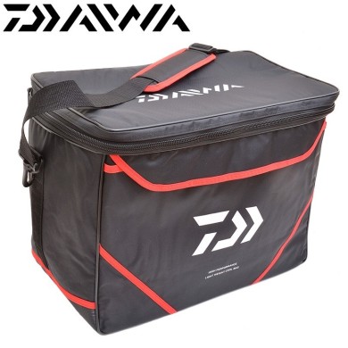 Сумка-холодильник Daiwa Cool Bag Carryall L объём 48л чёрно-оранжевая