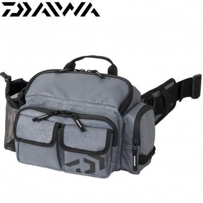 Спиннинговая сумка Daiwa Hip Bag LT (D) Spiral Gray