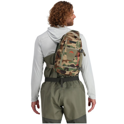 Рюкзак с одной лямкой Simms Tributary Sling Pack Woodland Camo