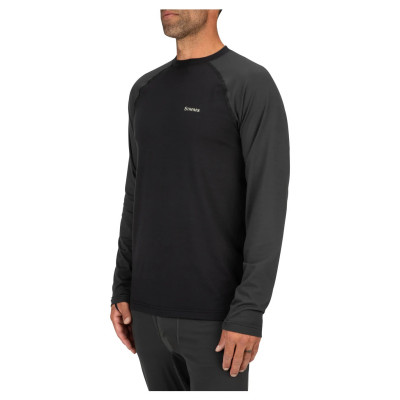 Термореглан Simms Lightweight Baselayer Top Black