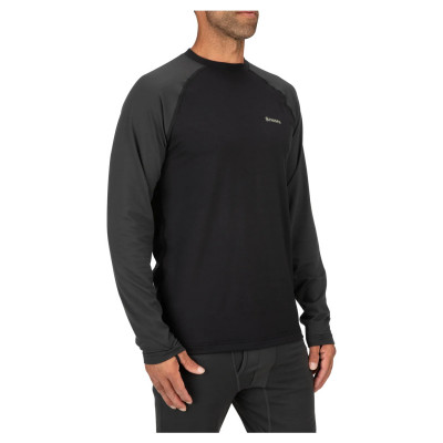 Термореглан Simms Lightweight Baselayer Top Black