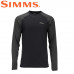 Термореглан Simms Lightweight Baselayer Top Black