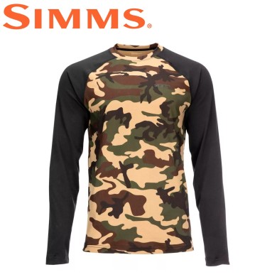 Реглан Simms Lightweight Baselayer Top CX Woodland Camo