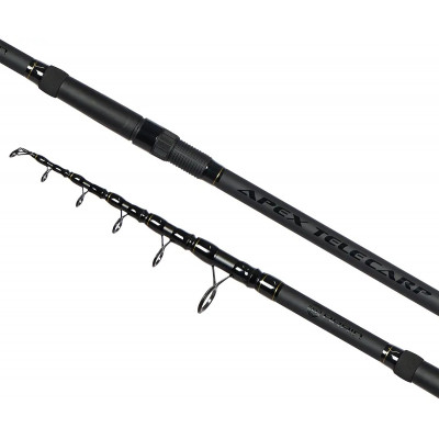 Удилище карповое телескопическое Brain Apex Tele Carp Black длина 3,6м тест 3,5lbs