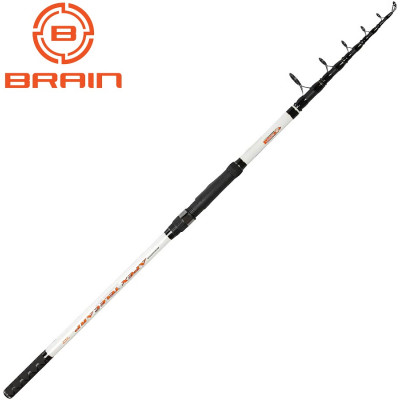 Удилище карповое телескопическое Brain Apex Tele Carp длина 4,2м тест 3,5lbs