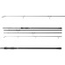 Удилище карповое четырёхчастное Daiwa Ninja Х Carp 13ft длина 3,9м тест 3,5lb